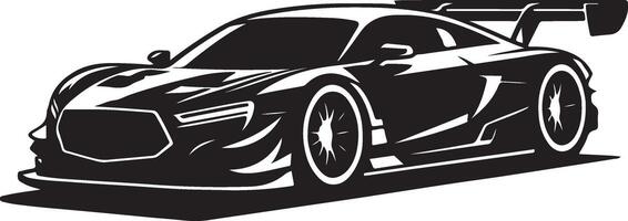 divers auto silhouet illustratie, sport modern auto, zwart kleur silhouet vector