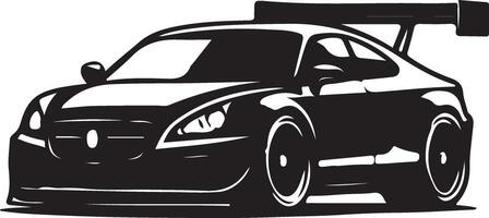 divers auto silhouet illustratie, sport modern auto, zwart kleur silhouet vector