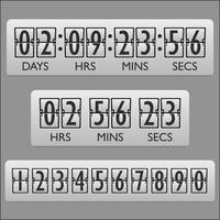 Countdown klok timer vector