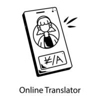 modieus online vertaler vector
