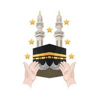 illustratie van kaaba vector