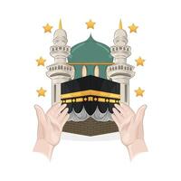 illustratie van kaaba vector