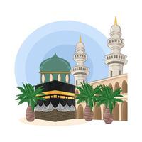 illustratie van kaaba vector