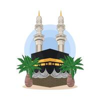 illustratie van kaaba vector