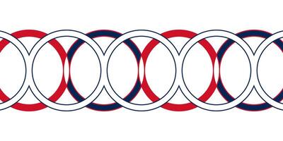 ringen Frankrijk kleur achtergrond, Olympisch. illustratie vector