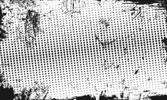 schaalbaar halftone helling beeld ruw grunge zanderig gemorst inkt filter bedekking effect vector