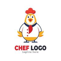 chef hoed logo en icoon vectorr ontwerp sjabloon vector