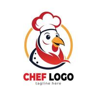 gedetailleerd chef logo sjabloon vector