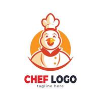 chef hoed logo en icoon vectorr ontwerp sjabloon vector