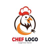 chef hoed logo en icoon vectorr ontwerp sjabloon vector