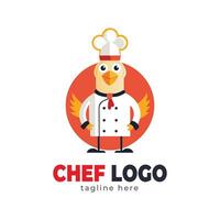 chef hoed logo en icoon vectorr ontwerp sjabloon vector