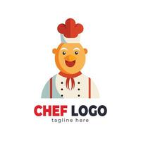 chef hoed logo en icoon vectorr ontwerp sjabloon vector