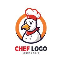 chef hoed logo en icoon vectorr ontwerp sjabloon vector