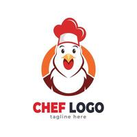 chef hoed logo en icoon vectorr ontwerp sjabloon vector