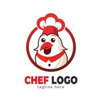 chef hoed logo en icoon vectorr ontwerp sjabloon vector