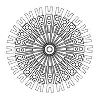clip art circulaire patroon ontwerp element vector
