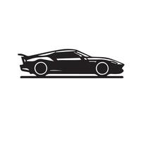 auto silhouet ontwerp Aan wit achtergrond. auto illustratie.auto logo vector