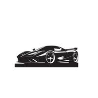 auto silhouet ontwerp Aan wit achtergrond. auto illustratie.auto logo vector