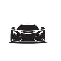 auto silhouet ontwerp Aan wit achtergrond. auto illustratie.auto logo vector