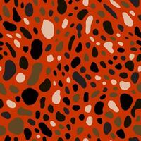 naadloos patroon met dalmatiër vlekken en koe prints vector
