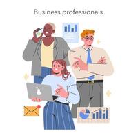 bedrijf professionals concept illustratie vector