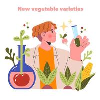 opkomend ingrediënten. vlak illustratie vector