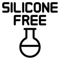 siliconen vrij lijn icoon vector