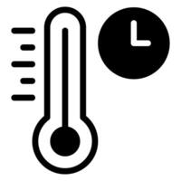 timer glyph icoon vector