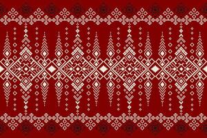 pixel patroon etnisch oosters traditioneel. ontwerp kleding stof patroon textiel Afrikaanse Indonesisch Indisch naadloos aztec stijl abstract illustratie voor afdrukken kleding vector