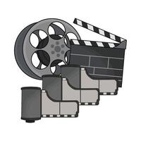 illustratie van film rollen vector