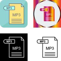 mp3 icoon ontwerp vector