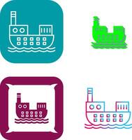 lading schip icoon ontwerp vector