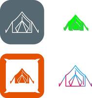 tent icoon ontwerp vector