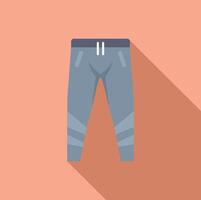 vlak ontwerp illustratie van sport- leggings vector