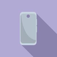 smartphone icoon Aan Purper achtergrond vector