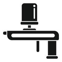 modern kantoor bureau en stoel icoon vector
