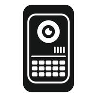 wijnoogst mobiel telefoon icoon illustratie vector