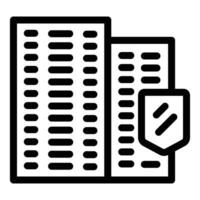 gegevens veiligheid concept met schild en documenten icoon vector