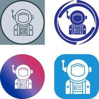 astronaut icoon ontwerp vector