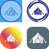 tent icoon ontwerp vector