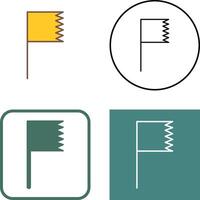 uniek vlag icoon ontwerp vector