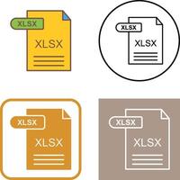 xlsx icoon ontwerp vector