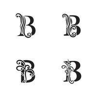 creatieve letter b logo sjabloon vector pictogram ontwerp