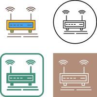 Wifi signalen icoon ontwerp vector