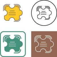 puzzel pictogram ontwerp vector