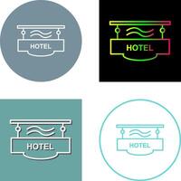 hotel teken icoon ontwerp vector