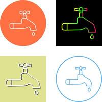 water kraan icoon ontwerp vector