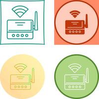 Wifi router icoon ontwerp vector