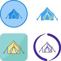 tent icoon ontwerp vector