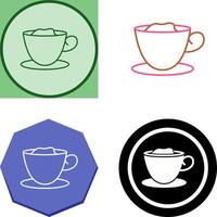 romig koffie icoon ontwerp vector